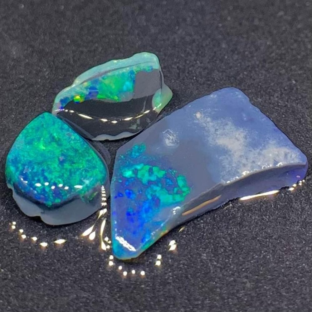 Bright Multifired Garwin Field Mulga Black Rubs 5.00 cts Beautiful Patterns